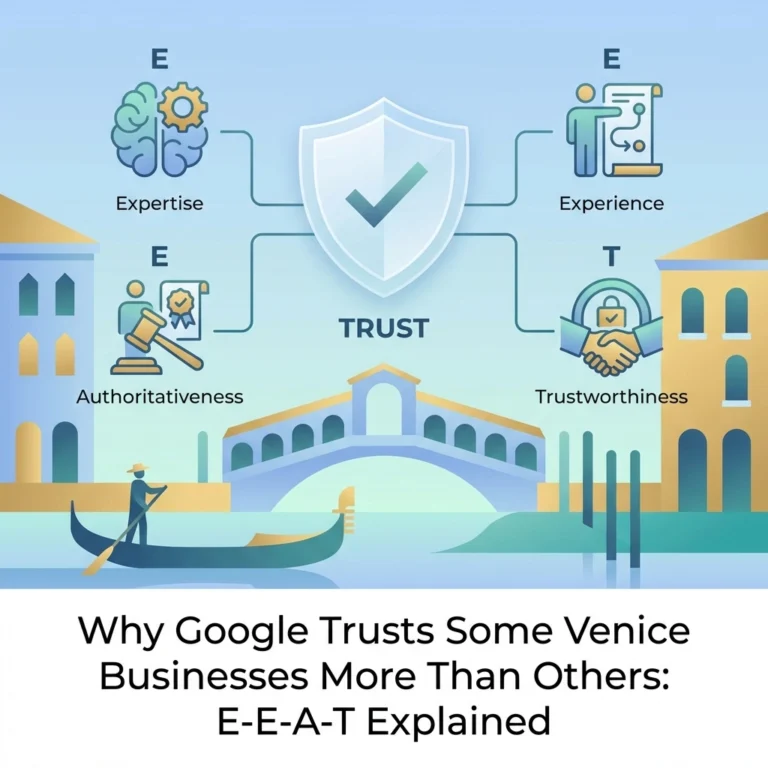 Read more about the article Why Google Trusts Some Venice Businesses More Than Others: E-E-A-T Explained