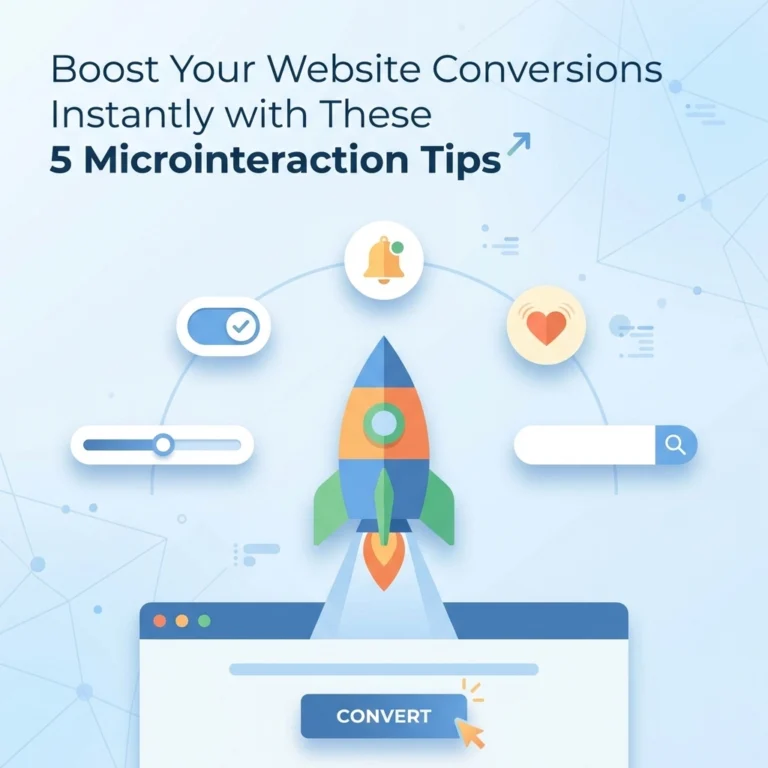 Read more about the article Boost Your Website Conversions Instantly with These 5 Microinteraction Tips