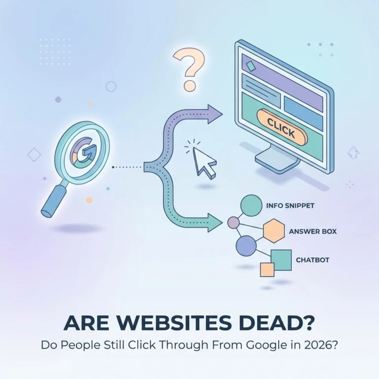 Read more about the article Are Websites Dead? Do People Still Click Through From Google in 2026?