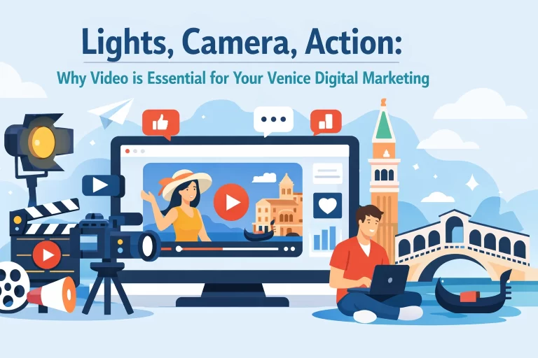 Read more about the article Lights, Camera, Action: Why Video is Essential for Your Venice Digital Marketing